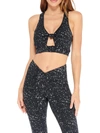 ELECTRIC YOGA MADDOX SPECKLE WOMENS ACTIVEWEAR FITNESS SPORTS BRA