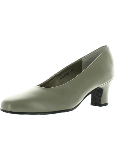 Mark Lemp Classics By Walking Cradles Vicki Womens Leather Casual Dress Heels In Multi