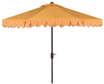 Safavieh Elegant Valance 9ft Auto Tilt Umbrella