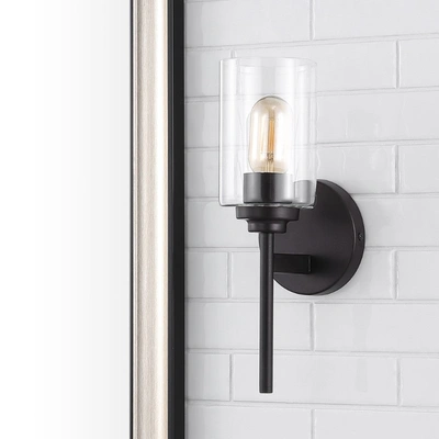 Jonathan Y Juno 13" 1-light Farmhouse Industrial Iron Cylinder Led Sconce