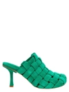 A.w.a.k.e. A. W.a. K.e. Mode Woman Mules & Clogs Emerald Green Size 8 Leather In Green