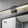Jonathan Y Mario 22" 1-light Modern Contemporary 360-degree Rotatable Iron/seeded Acrylic Integrated Led Vanity