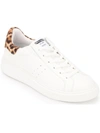 Kenneth Cole New York Kam Womens Calf Hair Platform Casual And Fashion Sneakers In White