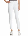 7 For All Mankind Clean White High Waist Ankle Skinny Jean In White