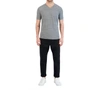 GOODLIFE TRI-BLEND CLASSIC CREW TOP IN HEATHER GREY