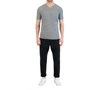 Goodlife Tri-blend Scallop Crew T-shirt In Grey