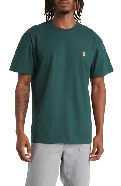 Carhartt Chase T-shirt In Green