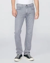 Paige Federal Straight Slim Fit Jeans In Bridger In Grey