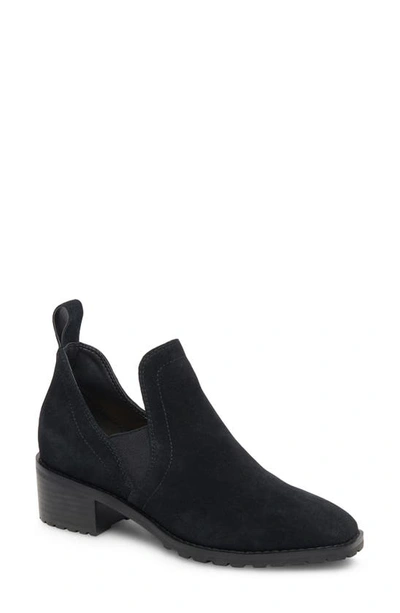 Blondo Sandra Waterproof Bootie In Black Suede