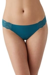 B.tempt'd By Wacoal B.bare Thong In Blue Coral