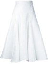 Bambah Snowflake Midi Skirt In White