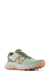 New Balance Fresh Foam X Hierro V7 Trail Shoe In Silver Moss/ Deep Olive Green