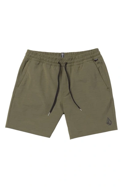 Volcom Understoned Hybrid Shorts In Orange