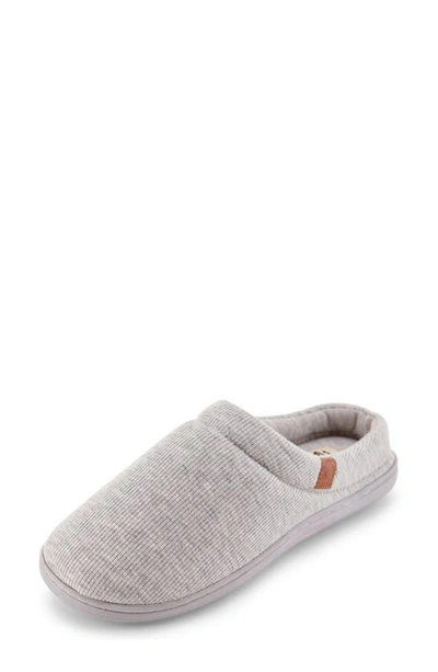 Floopi Sydney Ribbed Slipper In Grey