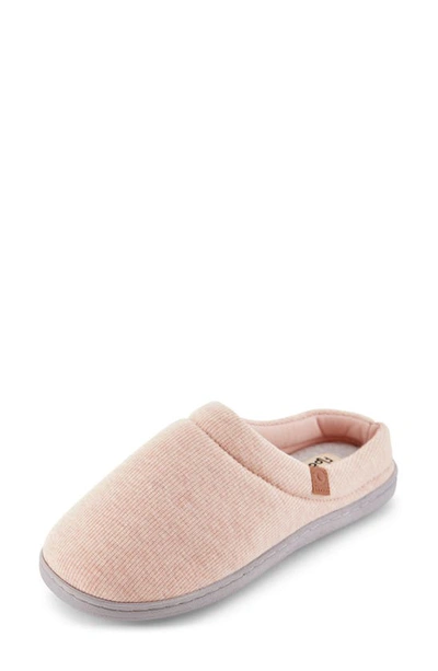 Floopi Sydney Ribbed Slipper In Peach