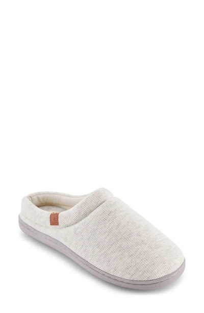 Floopi Sydney Ribbed Slipper In Stone Grey