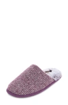 FLOOPI FLOOPI AURORA KNIT SCUFF SLIPPER WITH FAUX FUR LINING