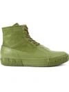 BOTH BOTH CONTRAST LACE-UP BOOTS - GREEN,BTHB00027012152413