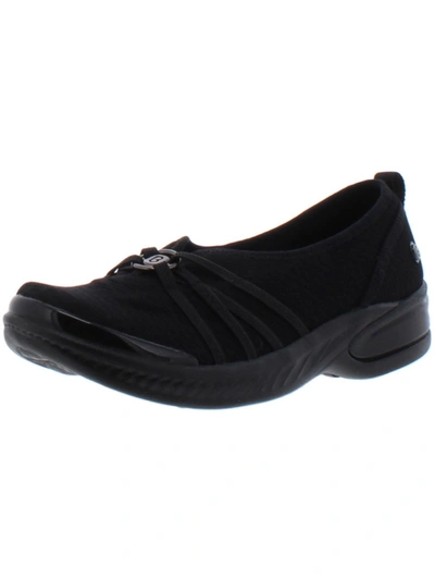Bzees Niche Womens Cushioned Slip-on Shoes In Black