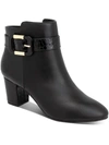 Karen Scott Ivvy Womens Zipper Almond Toe Ankle Boots In Multi