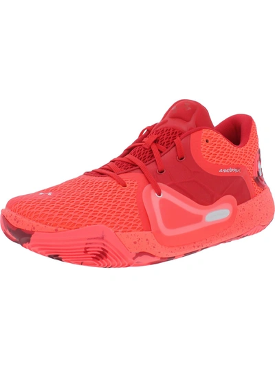 Under Armour Ua Tb Spawn 2 Womens Fitness Lifestyle Athletic And Training Shoes In Red