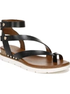 FRANCO SARTO DAVEN WOMENS FAUX LEATHER ANKLE STRAP WEDGE SANDALS