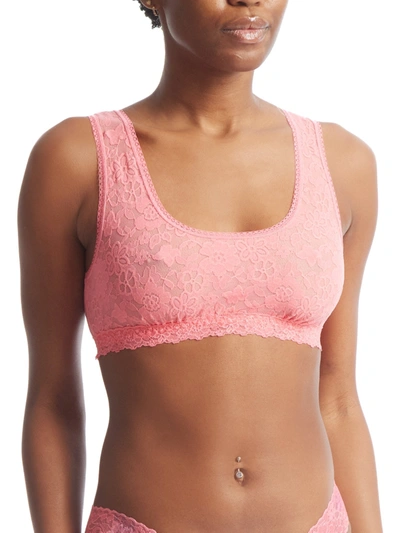 Hanky Panky Daily Lace Scoopneck Bralette In Pink