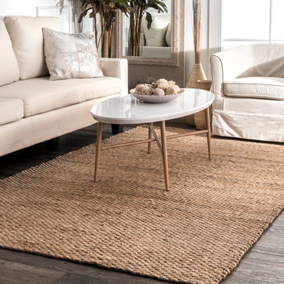 Nuloom Hand Woven Hailey Jute