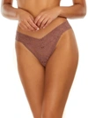 Hanky Panky Daily Lace™ Original Rise Thong Allspice Brown Sale In Burgundy