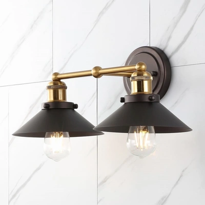 Jonathan Y July 17.5" 2-light Metal Vanity Light