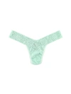 Hanky Panky Daily Lace Petite Thong In Pistachio Ice