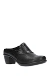Easy Street Cynthia Comfort Mule In Black/croco