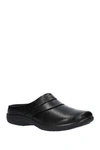 Easy Street Swing Comfort Mules In Black/croco