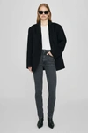 Anine Bing Womens High Waisted Skinny Leg High-waisted Jeans In Grey