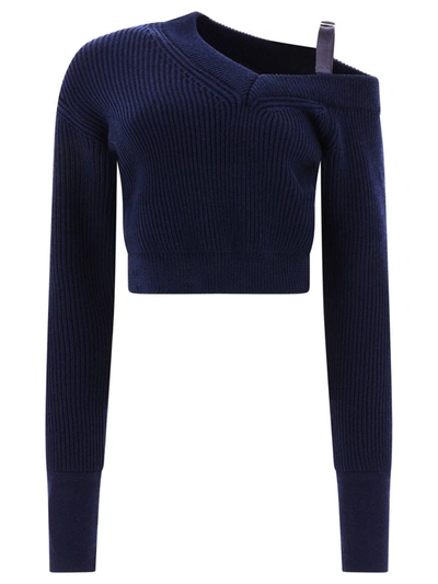 Jacquemus La Maille Seville Sweater In Blue