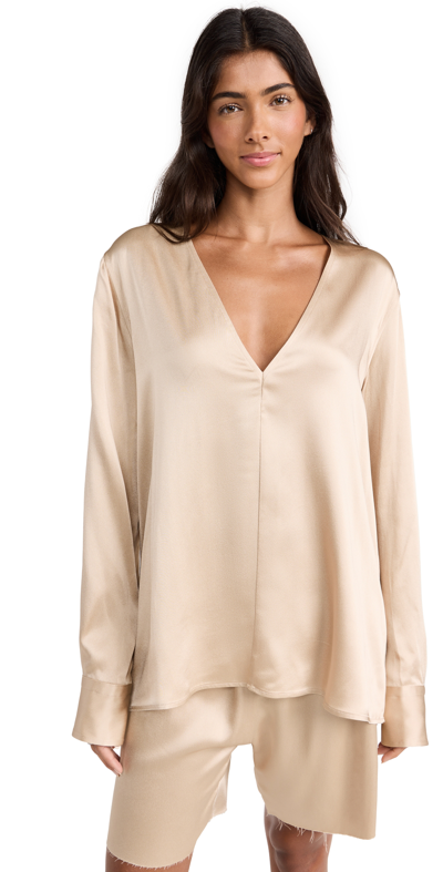 Interior The Elle Tunic Top In Champagne