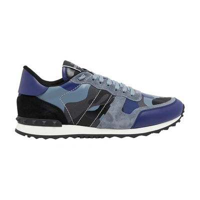 Valentino Garavani Rockrunner Sneakers In Deep_grey_st_gr_br_i