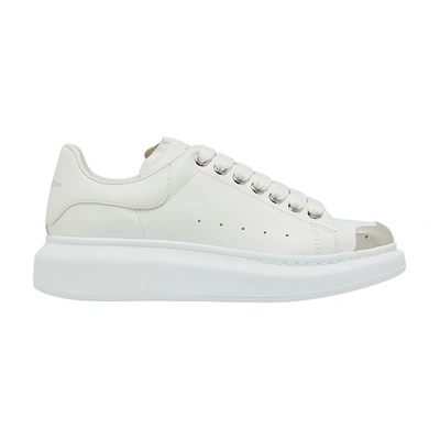 Alexander Mcqueen Sneakers Oversized In White_silver