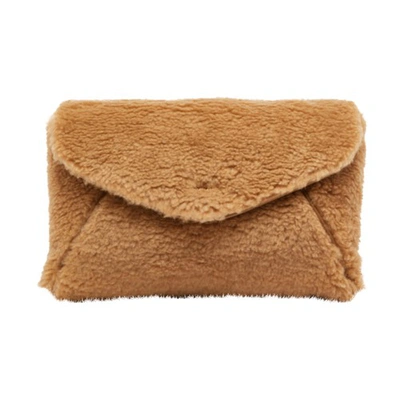 Max Mara Teddy Envelope Bag In Cammello