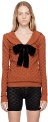 Andrej Gronau Ssense Exclusive Brown Sweater In Brown