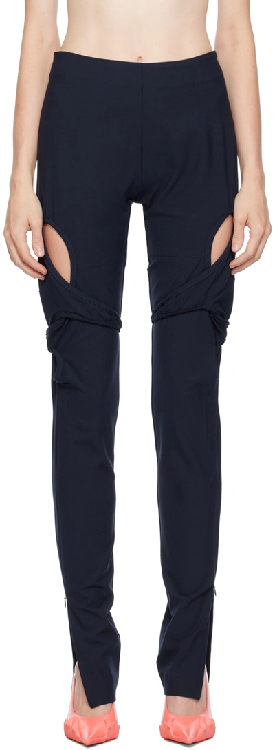 Ottolinger Navy Fitted Loop Trousers