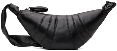 Lemaire Black Small Croissant Bag In Bk999 Black