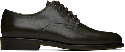 Lemaire Lace-up Derby Shoes In Black