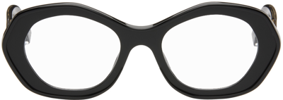Marni Black Retrosuperfuture Edition Ulawun Vulcano Glasses In Optical Nero