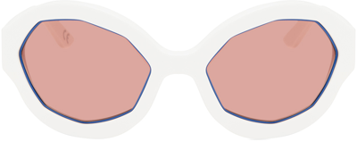 Marni White Retrosuperfuture Edition Cumulus Cloud Sunglasses In Cloud White