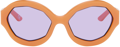 Marni Orange Retrosuperfuture Edition Cumulus Cloud Sunglasses In Cloud Orange