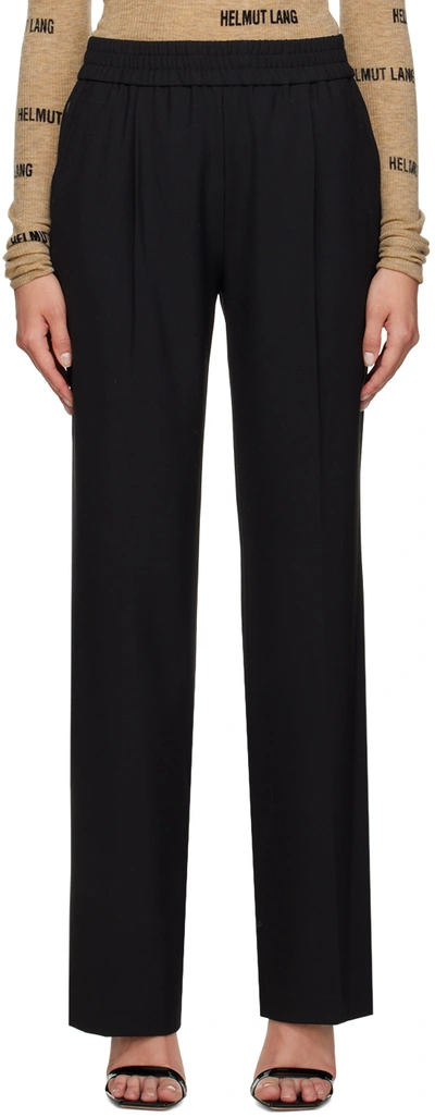 Helmut Lang Black Pull-on Trousers In Black - 001