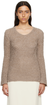 BY MALENE BIRGER TAUPE PELIRA SWEATER