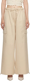 BEAUFILLE BEIGE ERNST TROUSERS