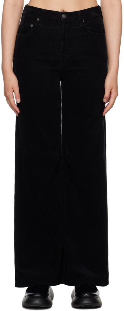 Citizens Of Humanity Black Paloma Trousers